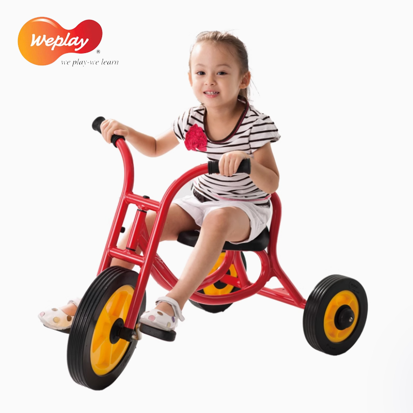 台湾WEPLAY 三轮车大中小三款 幼儿园儿童玩具车感统脚踏车童车3+