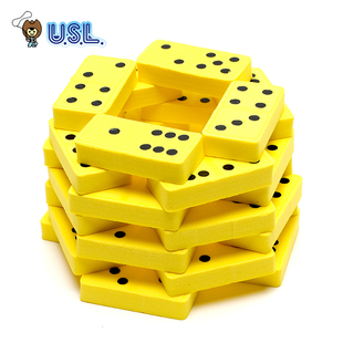 台湾游思乐 EVA骨牌接龙 数字多米诺思维训练 幼儿园儿童早教玩具