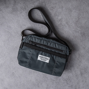 operations日系简约个性休闲小挎包工装风邮差包斜挎包单肩包