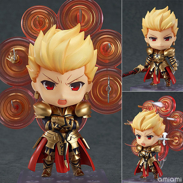 热血玩具模型手办 gsc粘土人 41 fate 金闪闪 吉尔伽美什 q版可动