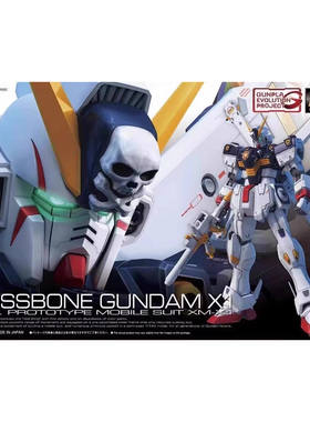热血玩具模型手办 敢达 RG X1 海盗改 高达 骷髅披风 万代拼装