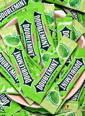 绿箭口香糖约2400片条装箭牌薄荷糖餐饮酒店前台招待清口糖果餐饮