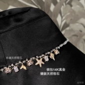 原创100%桑蚕丝14K包金海底世界渔夫帽