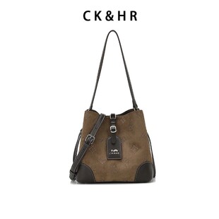 CK&HR潮流时尚百搭单肩斜跨水桶包DFN1469-图片色