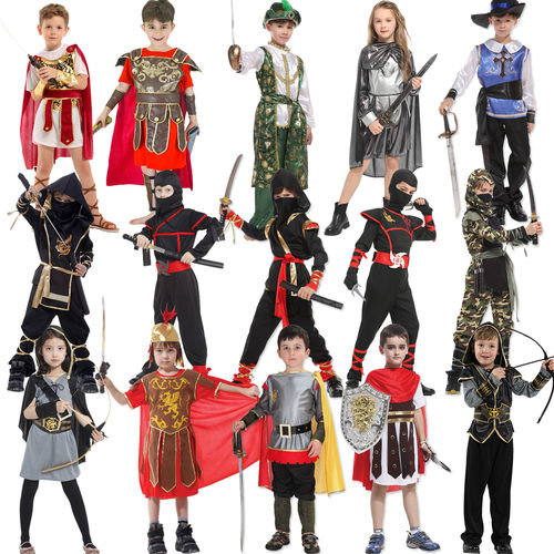 送道具演出武士衣服吟旗万圣节