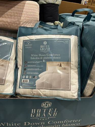 美国直邮Hotel grand羽绒被500TC高密度不会跑绒五星酒店专用