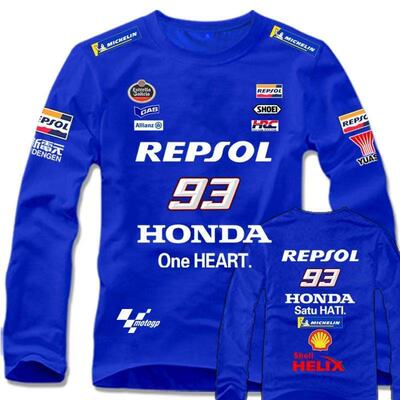 2025新款摩托车MOTOGP骑行服长袖T恤男秋季长袖摩托车机车服车队