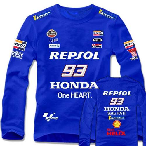 2025新款摩托车MOTOGP骑行服长袖T恤男秋季长袖摩托车机车服车队