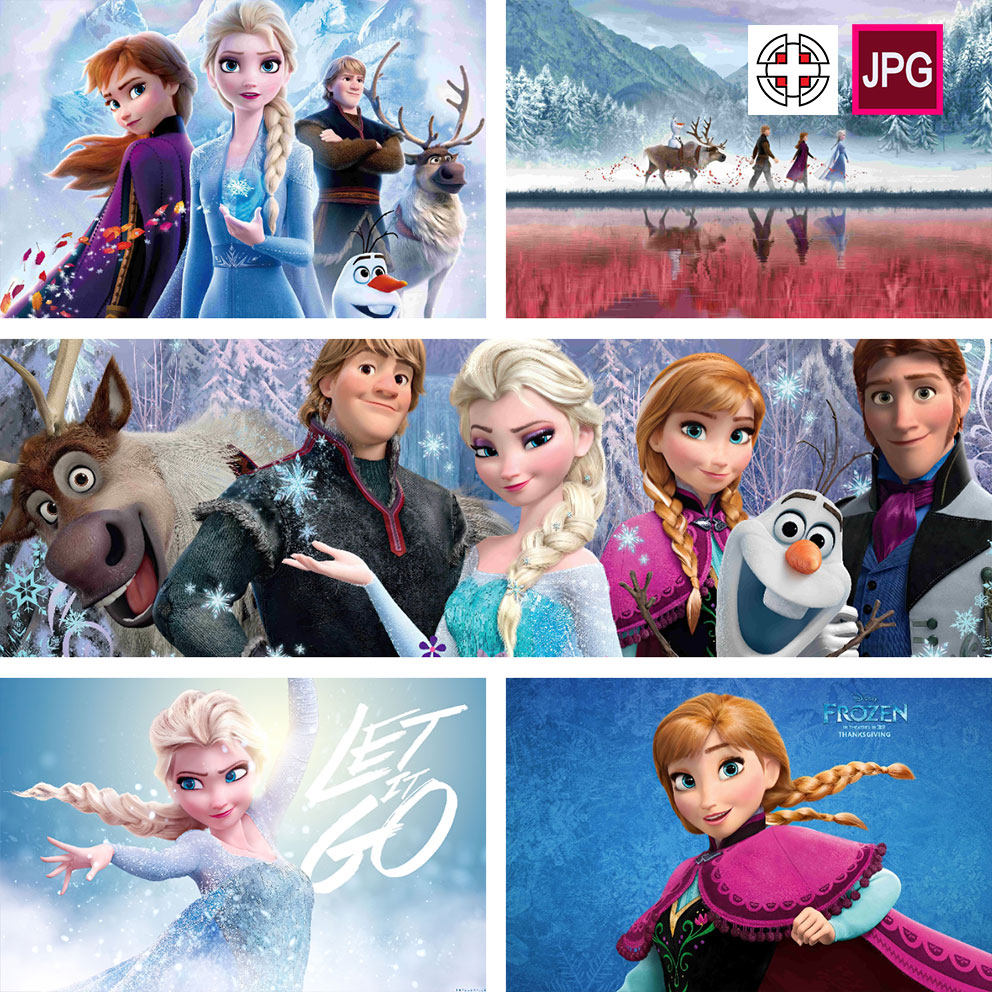 冰雪奇缘卡通动漫高清背景图片设计素材