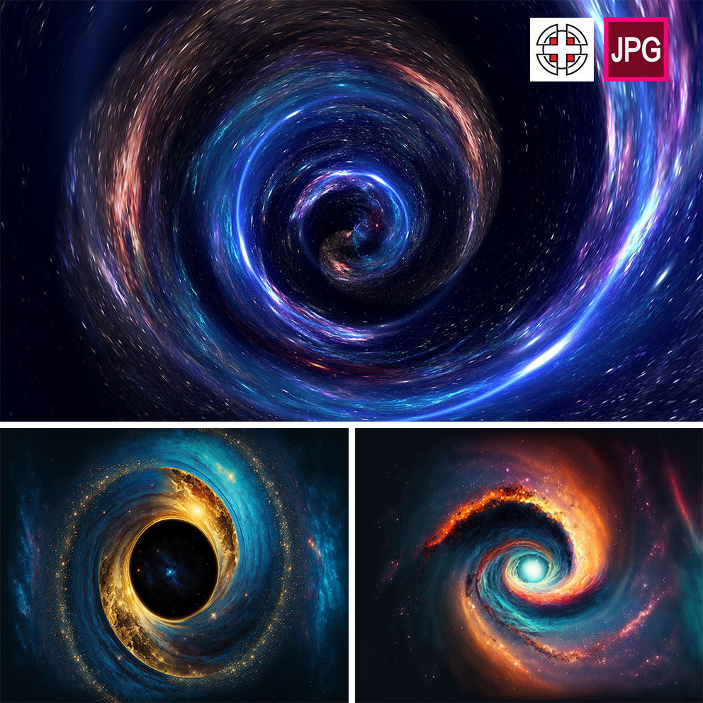 宇宙太空漩涡螺旋黑洞背景jpg图片设计素材