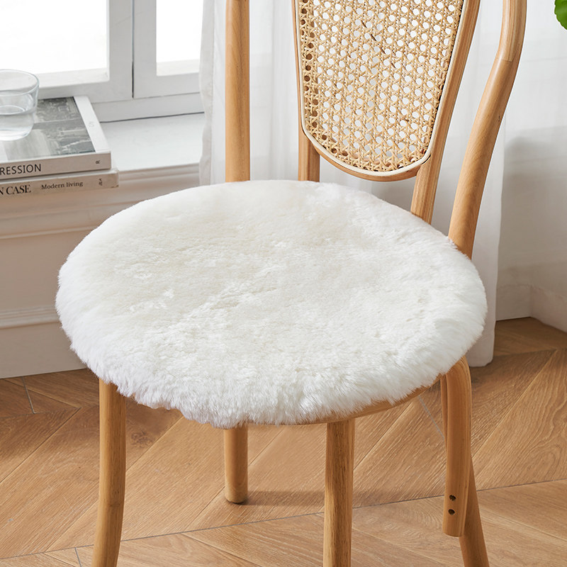 澳尊短羊毛坐垫圆形澳洲羊皮坐垫羊毛椅垫沙发垫办公椅子垫毛毛垫,居家布艺,椅垫,淘宝优惠券,粉丝福利购,淘宝优惠卷