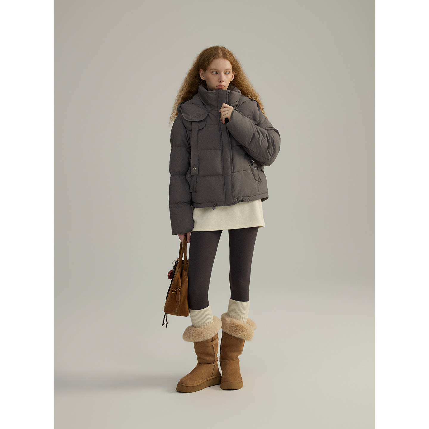 三十三 两色连帽羽绒服女2025冬季新款90白鸭绒短款羽绒外套,女装/女士精品,羽绒服,淘宝优惠券,粉丝福利购,淘宝优惠卷