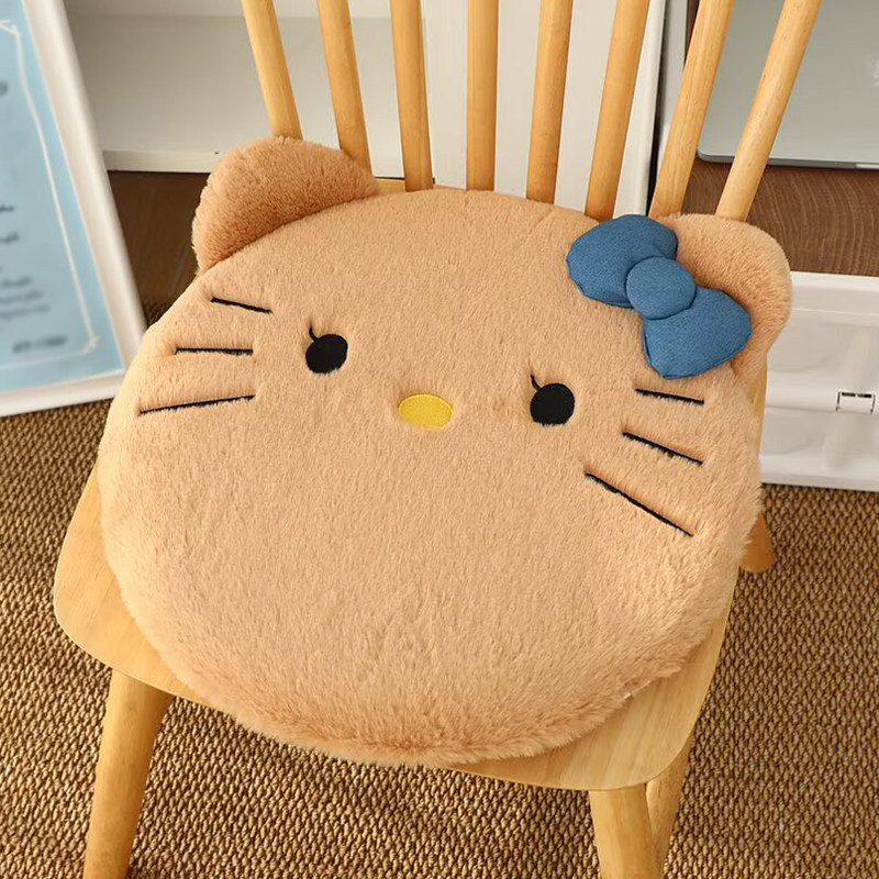 秋冬可爱黑皮KT毛绒坐垫地板飘窗蒲团少女心卡通懒人沙发椅子座垫,居家布艺,蒲团,淘宝优惠券,粉丝福利购,淘宝优惠卷