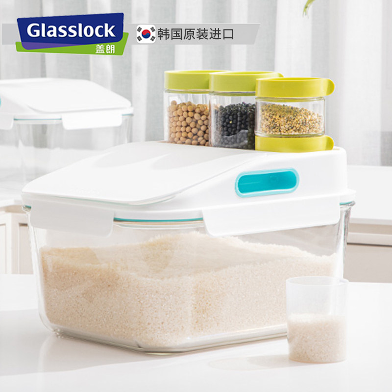 glasslock钢化玻璃20密封盒米桶图片