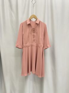 品牌尾单时尚气质显瘦中裙夏季女淑女辣妹款连衣裙