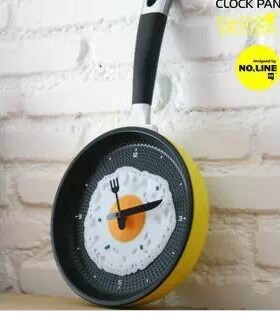 正品时乐锅 煎蛋锅挂钟 创意礼品挂 时尚挂钟 壁钟