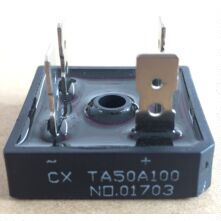 乐山希尔整流桥S50VB100 电焊机用桥堆 50A 方桥 50A1000V整流桥