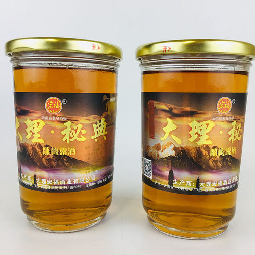 云南特产大理秘典雕梅露酒泡酒梅子酒整箱包邮正品12瓶25度