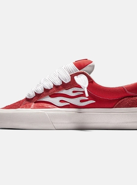 潮鞋美式Straye滑板鞋低帮休闲鞋帆布鞋国潮板鞋潮牌运动鞋面包鞋