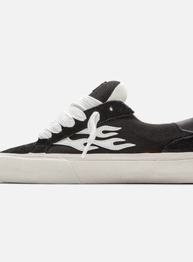 潮鞋美式Straye滑板鞋低帮休闲鞋帆布鞋国潮板鞋潮牌运动鞋面包鞋