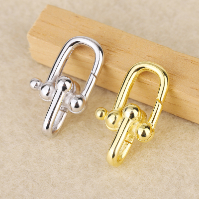 庭祥凯S925纯银包包锁扣银弹簧扣