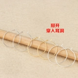 Аксессуар, аксессуары, серьги, серебро 925 пробы, простой и элегантный дизайн, японские и корейские