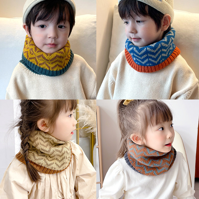儿童围脖脖套韩版男女童围巾