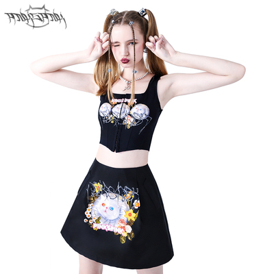 PINKSPINK印花原创吊带背心