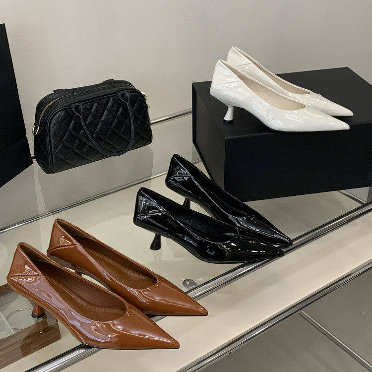 2026法式气质尖头浅口单鞋女细跟通勤猫跟鞋一脚蹬职场鞋,女鞋,浅口单鞋,淘宝优惠券,粉丝福利购,淘宝优惠卷