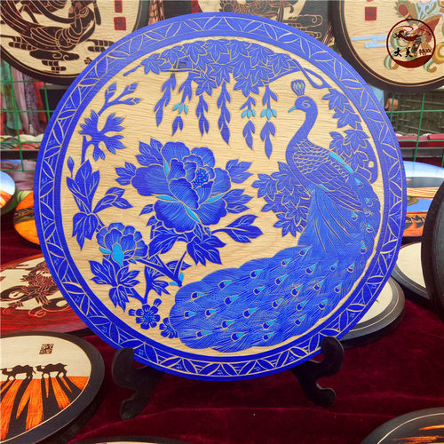 敦煌手工木板画木刻画