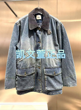 3I4RB01-2290现货上新2024冬款3-1专柜正品牛仔棉服外套