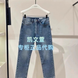 EBE4JEN011-1499现货上新专柜正品2025年冬款直筒牛牛仔长裤