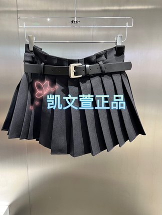 3H4S232-1090现货上新2023冬款1-2专柜正品半身裙