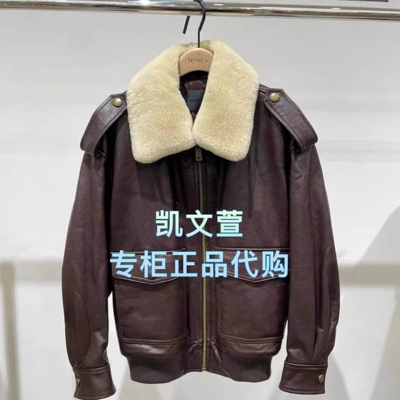 MBE4LET007-7999现货上新专柜正品2025年冬装休闲毛领外套