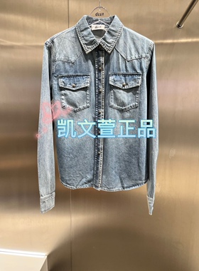 3H4RC06-995现货上新2023冬款1-2专柜正品牛仔衬衫