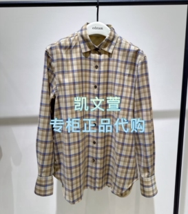 格纹衬衫 专柜正品 2399现货上新2025冬款 EBE4SHT007