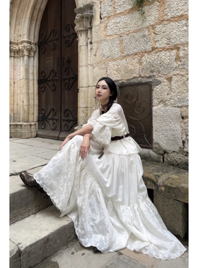 Pengtai Medication Room 衣-物疗愈线 褶皱迷笛半身裙