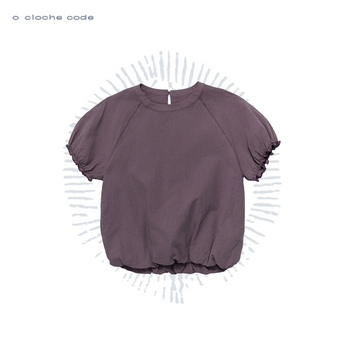 o cloche code 26SS 轻感花苞短袖背心