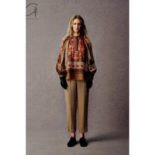 苎麻印花编织上衣 EAST INTO THE