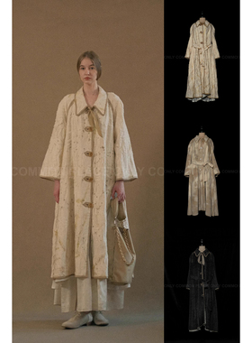 Mutedance  翻领系扣大衣系列