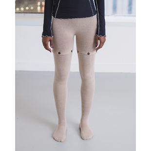 纽扣紧身连脚休闲裤 BASERANGE 25秋冬