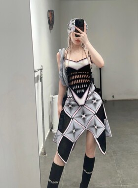 NAN KNITS   星型提花半裙 common place 品牌集合店