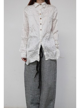 40%OFF ARCHIVIO J.M.Ribot 男女同款 礼服衬衫 复古丝绸单排扣