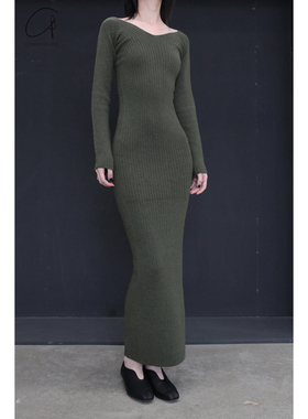 60%OFF BASERANGE V领紧身羊毛连衣裙 葡萄牙 commonplace买手店