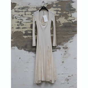 连衣裙 方领长袖 蕾丝 25秋冬 Peng