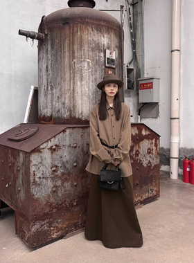 40%OFF AVIVA JIFEI XUE  低腰A字半身裙