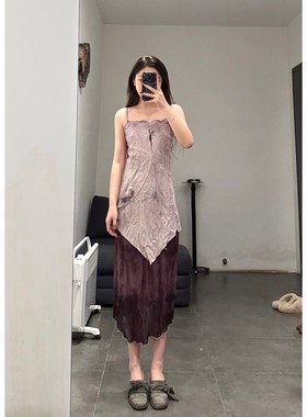 70%OFF a research of elapsing花染盖层连衣裙