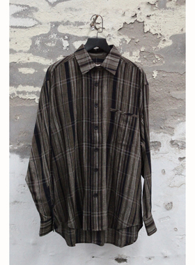 AVIVA JIFEI XUE 格纹薄纱衬衫