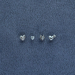 纯银 PEPE 情人节系列 镀金心动耳钉组合 2026 SALE