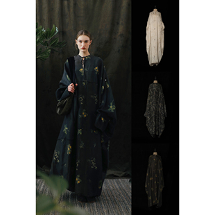 Mutedance 裙 丝质袍式